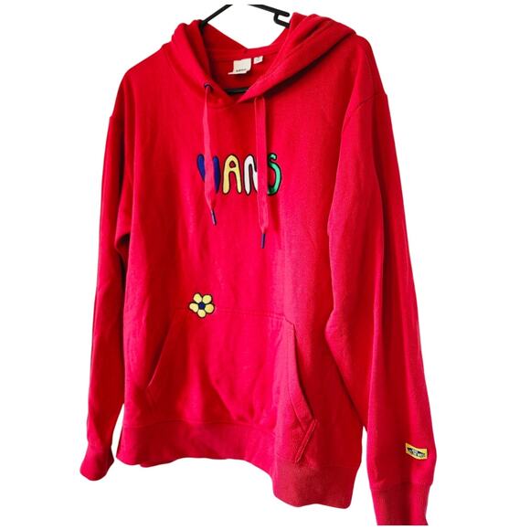 Vans Red and Yellow Crew Neck Sweater - Picture 1 of 11